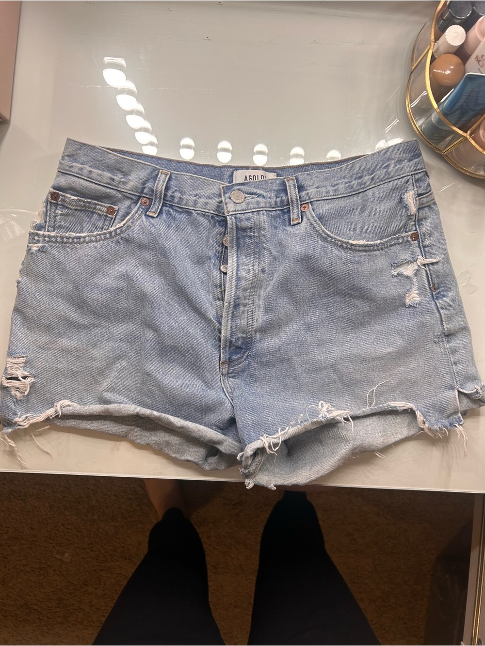 Agolde Dee denim shorts
